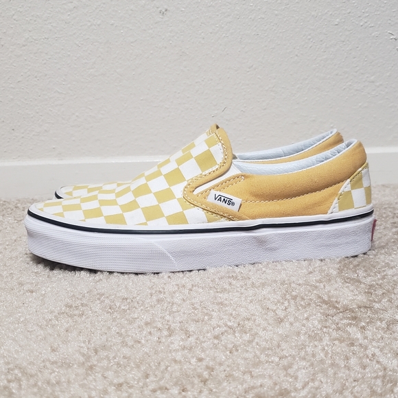 Vans Classic Slip-On checkerboard Aspen Gold - Picture 6 of 10